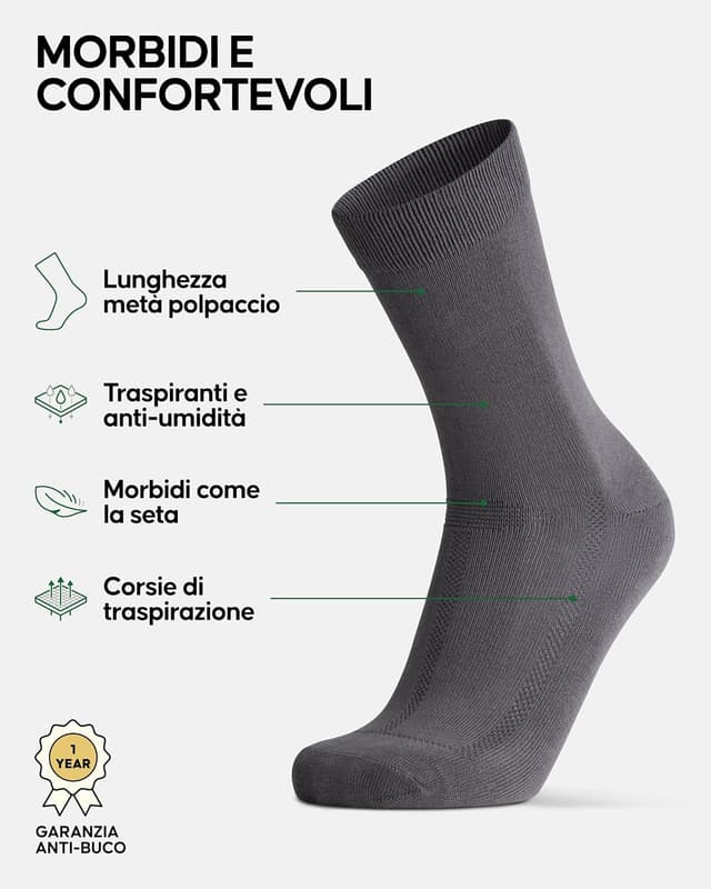 Detalle 2 de DANISH ENDURANCE calzini uomo fibra di bambù