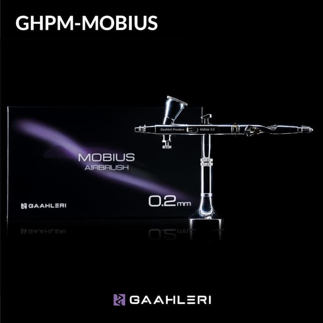 Thumbnail 6 de Gaahleri GHPM-Mobius 0.2mm aerógrafo