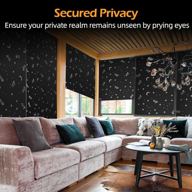 Thumbnail 6 de Valquid Blackout Blind (200×145cm) stick-on temporary blackout blind with Velcro – cut to any size or shape