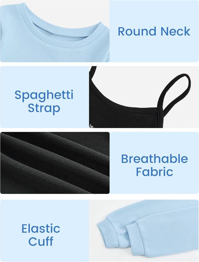 Thumbnail 5 de JiAmy Girls 2-Piece Set Sleeveless Dress