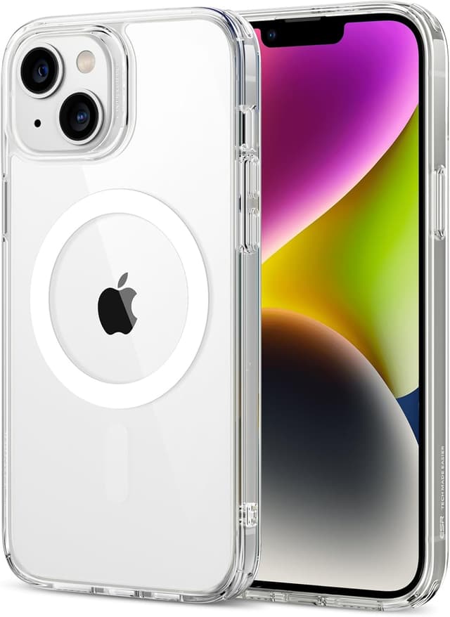 Detalle de ESR iPhone 14 Plus Magnetic Clear Case