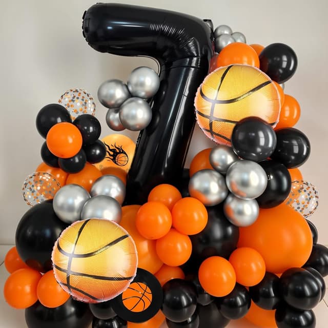 Thumbnail 6 de Red Blue Yellow Confetti Balloons (12 Inch) with Star & Foil Balloon, 35-Piece Party Balloon Pack