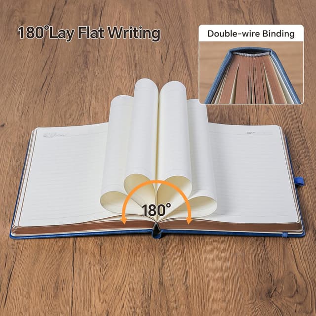 Detalle de B5 lined journal 360 pages with pen