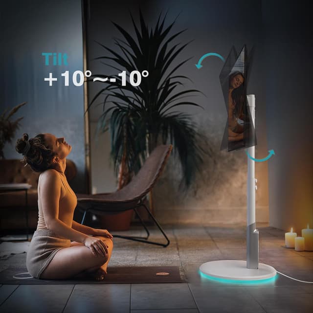 Detalle 2 de LLDEPLL Floor Mobile TV Stand 65" TV Cart