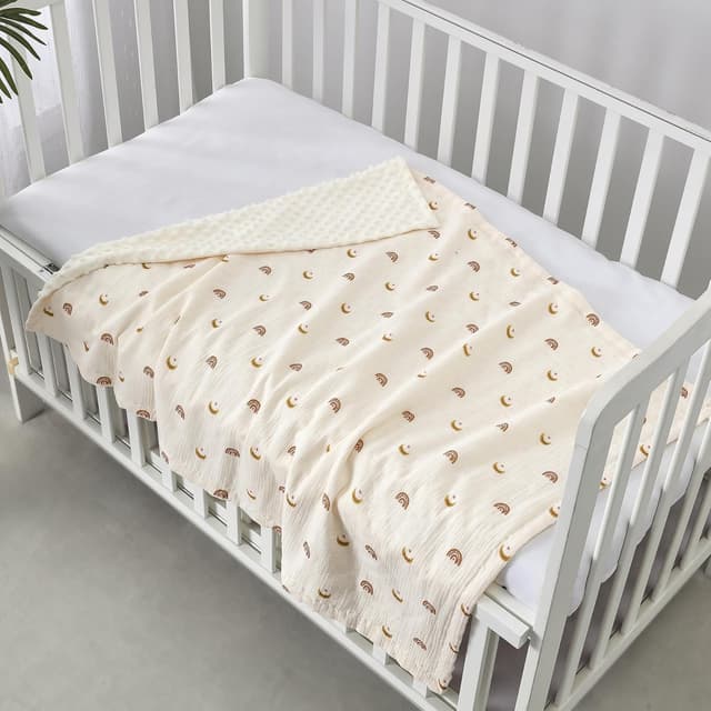 Detalle 2 de Crevent Babydecke 75 x 100 cm aus Bio-Musselin