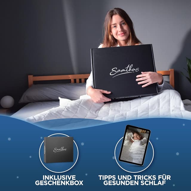 Thumbnail 5 de Samthus Gewichtsdecke 135x200cm 6kg