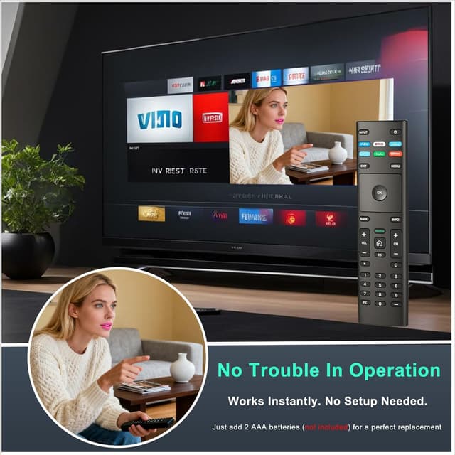 Thumbnail 3 de Luyeper Replacement for Vizio TV Remote XRT136