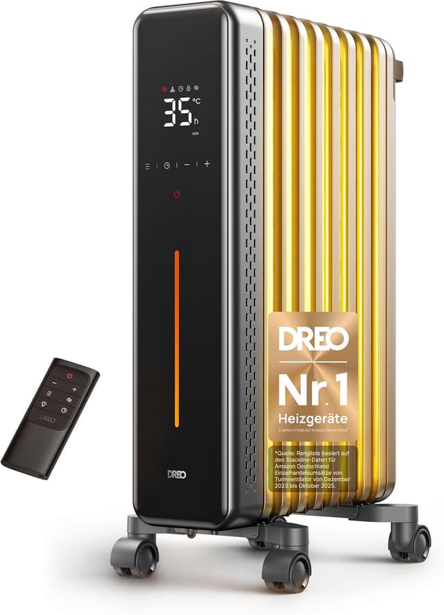 Detalle de Dreo OH521 Ölradiator 2000W Energiesparend