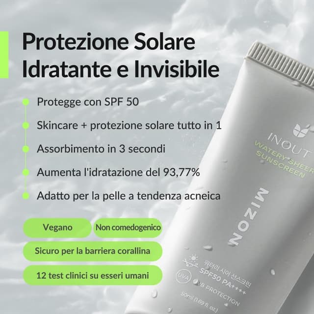 Thumbnail 1 de MIZON INOUT Watery Sheer SPF50+ 50ml