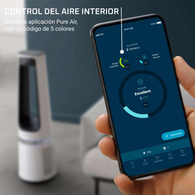 Thumbnail 3 de Rowenta QU5060 Eclipse 3 en 1: Calefactor, Ventilador y Purificador 🌬