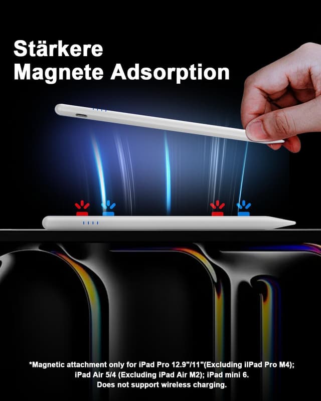 Thumbnail 4 de DOGAIN Stift für iPad 2018–2025 2× Schnellladung