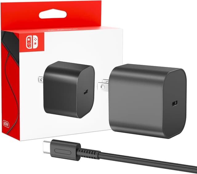 Detalle de Charger for Nintendo Switch 60W 🔌