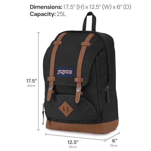 Detalle 2 de JANSPORT Cortlandt mochila 15 pulgadas Rojo Russet Red