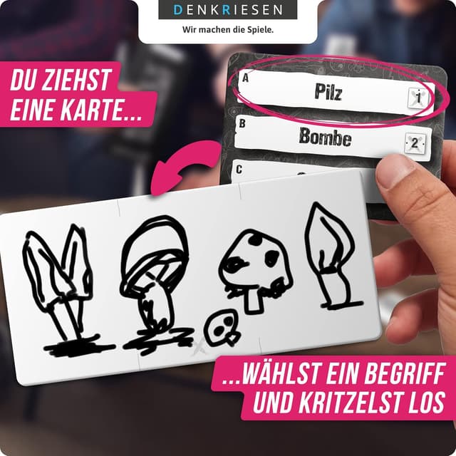 Detalle de DENKRIESEN KREATIV Pack Partyfieber 300 Karten