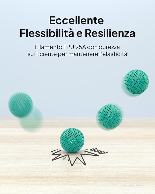 Thumbnail 1 de ELEGOO TPU 95A filamento flessibile 1,75 mm 1 kg 🖨