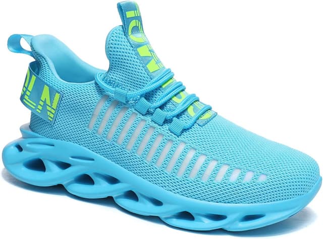 Detalle 2 de GSLMOLN Womens Walking Shoes Mesh Non-Slip Gym & Casual Sneakers