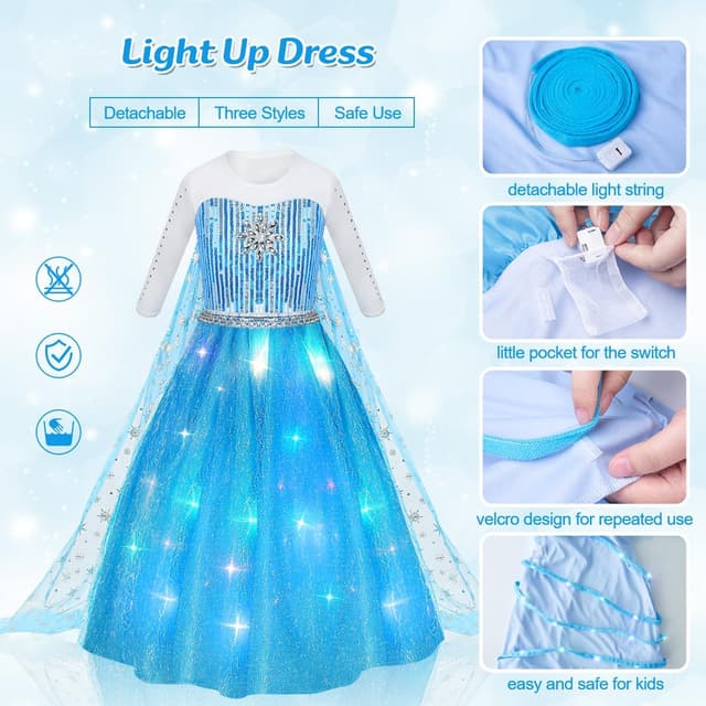 Thumbnail 1 de Meland Prinzessin Kleid Mädchen 8‑teilig