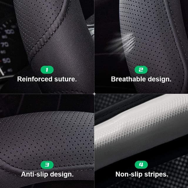 Thumbnail 3 de Xizopucy 14.5-15 Inch Steering Wheel Cover