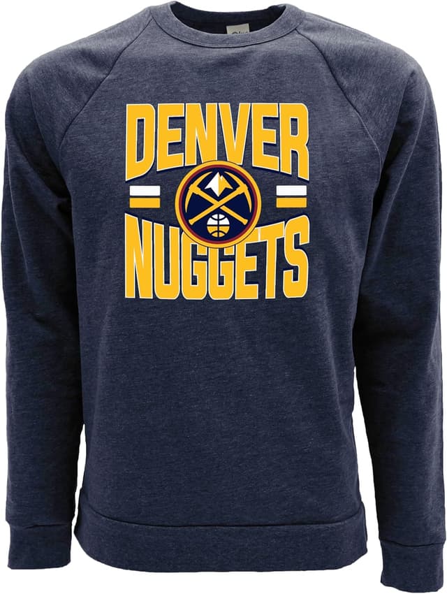 Detalle 2 de Blue 84 NBA Officially Licensed Tri-blend Crewneck Sweatshirt (Cleveland Cavaliers) – Unisex