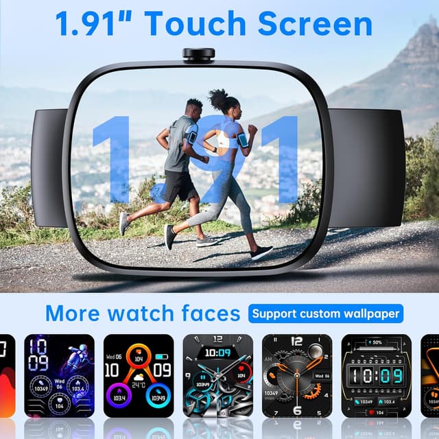 Thumbnail 1 de OUKITEL 1.91" HD Smart Watch