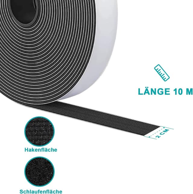 Detalle 2 de SURFOU Feltro Nastro Biadesivo 10 m