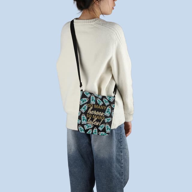 Detalle 2 de Epic the Musical Inspired Odysseus Greek Mythology Crossbody Bag – Adjustable Strap Gift for Epic Fans