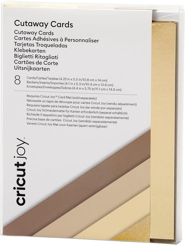Imagen de Cricut Neutrali Cutaway Cards per Joy en OfertitasTOP