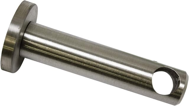 Detalle de Gardinia Support fermé pour tringle à rideaux en acier inoxydable Ø 12 mm, distance 7,5 cm (Série New York)