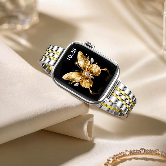 Detalle 2 de GEARYOU metal Apple Watch strap 40mm