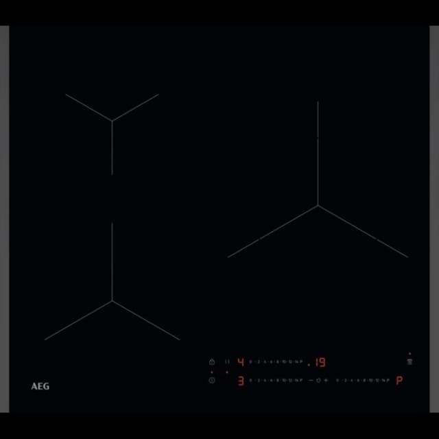 Detalle 2 de AEG TO63IV00FB Placa de inducción 3 zonas