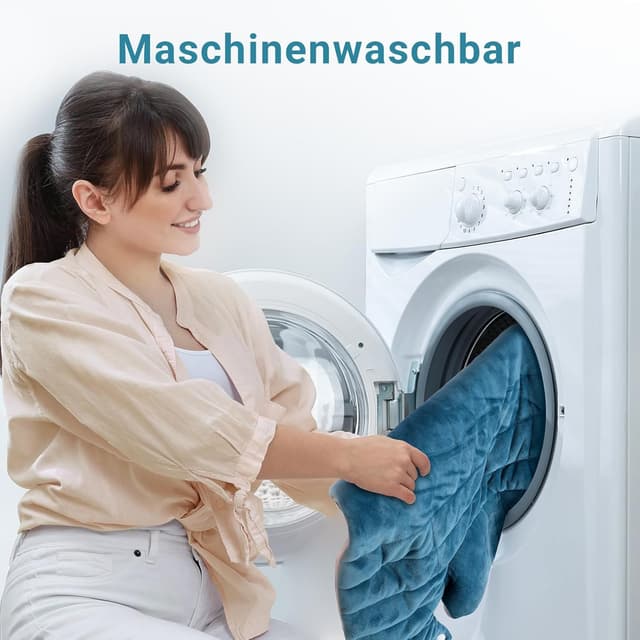 Detalle de Comfytemp gewichtetes Heizkissen für Rücken, Schulter und Nacken mit 9 Wärmestufen & Abschaltautomatik