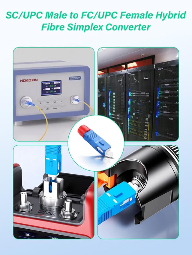 Detalle de SC to FC fibre adapter 9/125um, 2 pack