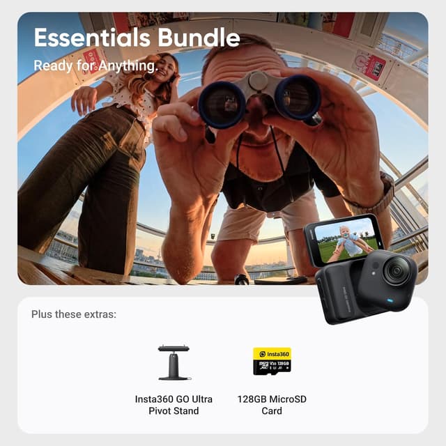 Detalle 2 de Insta360 GO Ultra 4K60fps, base nera 10 m