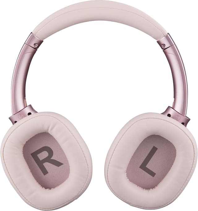Detalle de Intenso O400HA Over-Ear Kopfhörer (Hybrid ANC) mit bis zu 75 Std. Laufzeit, Bluetooth 5.3, Transparenz-Modus & Kabelbetrieb – Rosa
