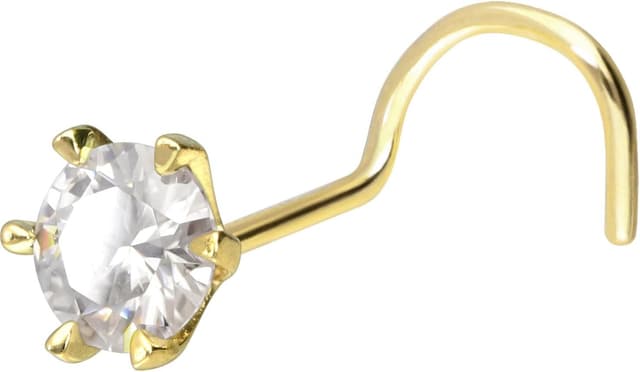 Imagen de PIERCINGLINE spirale nasale 14/18k con cristallo en OfertitasTOP