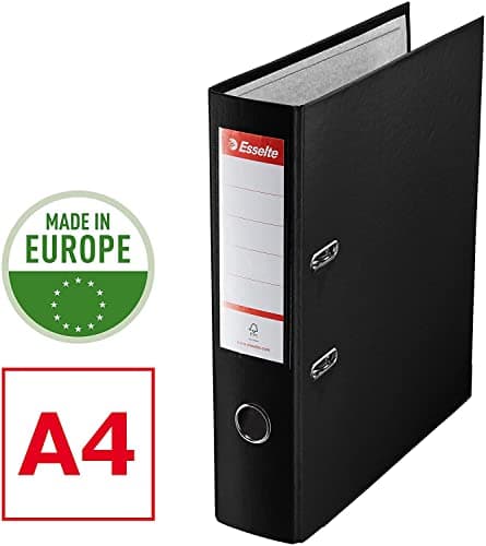 Thumbnail 4 de Esselte 624292 Archivador con anillas de 550 hojas, rojo 75 mm