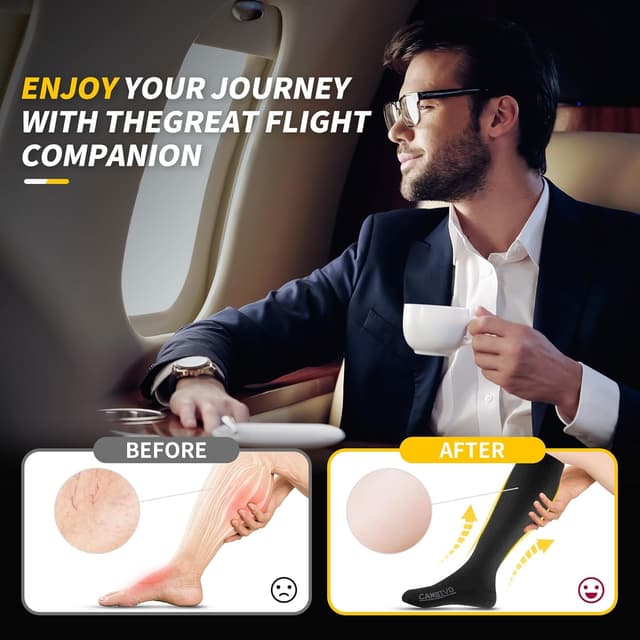 Thumbnail 5 de CAMBIVO Compression Socks 20–30 mmHg for Travel
