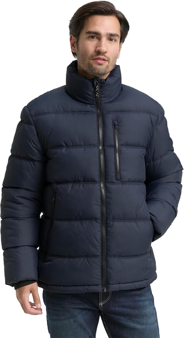 Detalle de TOM TAILOR 1046974 Giacca da uomo: vestibilità comoda per l’uso quotidiano