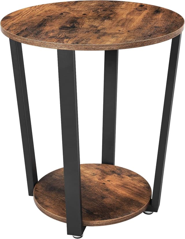 Detalle de VASAGLE Table d’appoint ronde LET57X