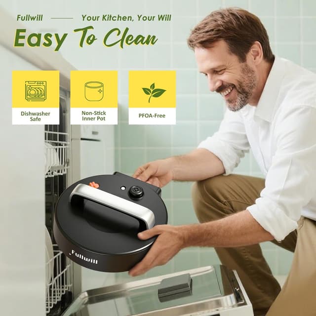 Thumbnail 5 de Fullwill 9-in-1 Pressure Cooker 6 Qt 🥘