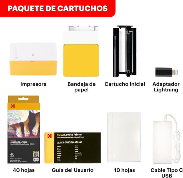 Thumbnail 6 de KODAK Dock Plus 4PASS Impresora 10x15 cm
