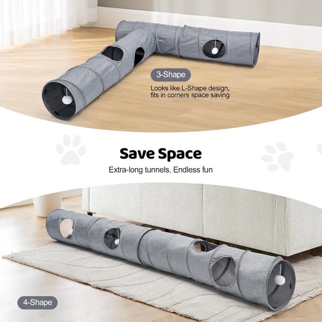 Detalle de Odoland cat play tunnels 110cm