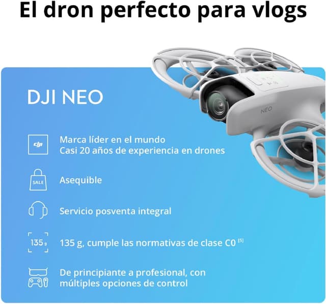 Thumbnail 6 de DJI Neo Dron Mini 4K UHD con seguimiento y QuickShots 🚁