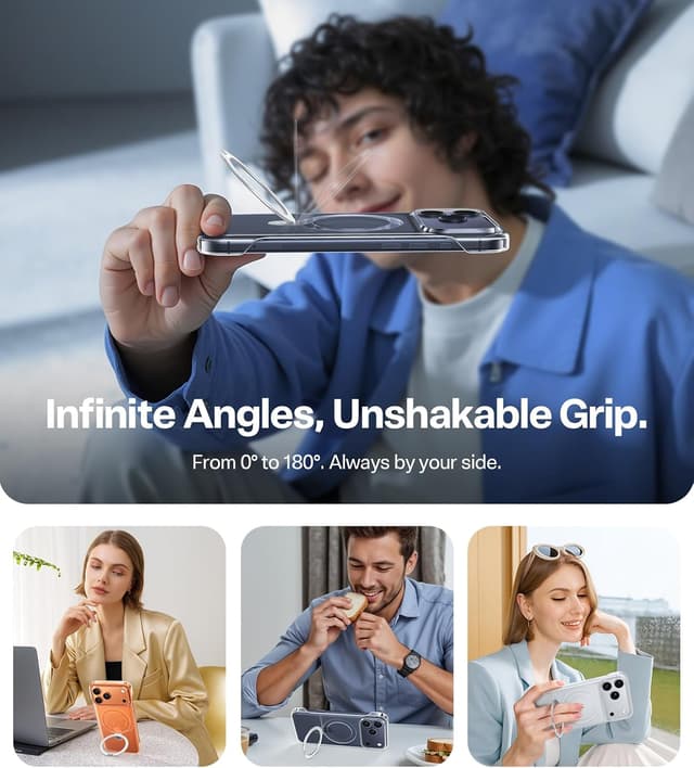 Thumbnail 5 de TORRAS Ostand Slim iPhone 17 Pro Max Clear Case 6.9"