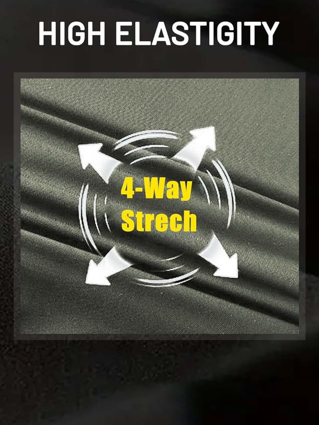 Detalle de Hidkat Men’s Hiking Pants Quick-Dry Lightweight Water-Resistant Sweatpants with Zipper Pockets