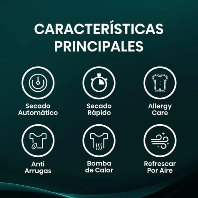 Detalle 2 de Hisense DHQE900UWDC 9 kg secadora bomba de calor