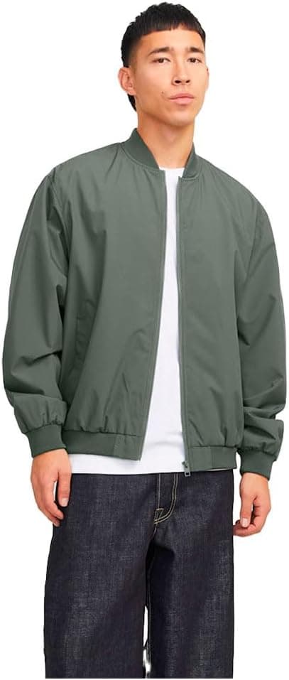 Thumbnail 6 de Giacca bomber JACK & JONES con chiusura a zip e tasche frontali