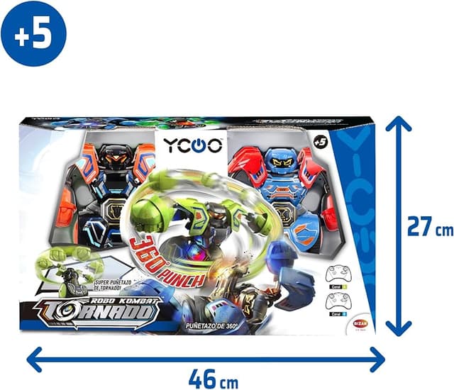 Thumbnail 1 de Bizak YCOO Robo Kombat Tornado Battle Pack — 2 unidades 🤖