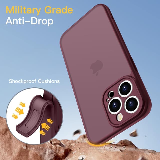 Detalle de KPPIT iPhone 14 Pro Max case 6ft drop