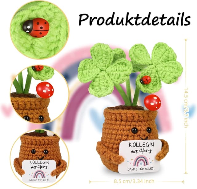 Thumbnail 1 de WenmthG Pocket Hug Vierblättriges Kleeblatt